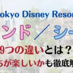 ディズニーランドとシー違い9選！どっちが楽しいか元キャストが徹底解説！